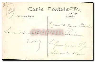 Tonquedec (Côtes-du-Nord) — Zamek, ogólny widok z południowego wschodu — nieznany wydawca, n° 357 — Rewers