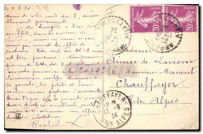 Arrens - Kaplica Azun i Dolina — Hautes Pyrénées, n°407, wydawca Ponthieu — Rewers