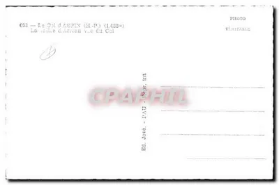 Col d'Aspin (H-P.) (1.488 m) — Widok z Colu — Wyd. Jové - Pau, Int. n° €03 — Rewers