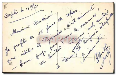 Les Hautes-Pyrénées - Argelès - Vista Geral — editor não visível, número de série 178 — Verso