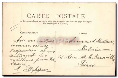 Argelès-Gazost, Park widziany z Termów — Hautes-Pyrénées — 140 — wydawca MIT — Rewers