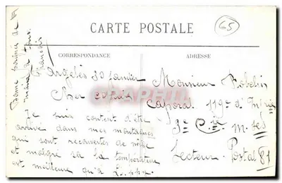 Argelès-Gazost — L'Église — Quincaillerie Armand Hauriac — Verso