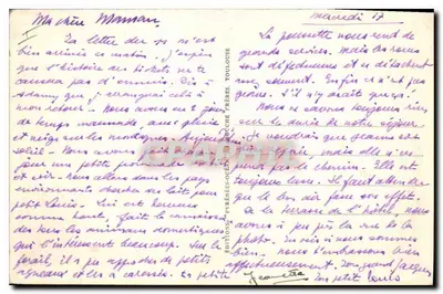 Argeles — A Vale, tomada do Balandrau — Edições Trèfle-Océan — Verso