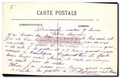 Arredores de Cauterets — O Lago de Gaube e o Vignemale — Editor: 109 — Verso