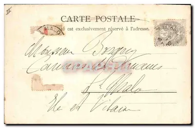 La Vallée de Gripp — Bagnères-de-Bigorre — R.&J.D. 10825 gina — Rückseite
