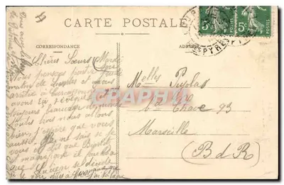 I Pirenei — Strada del Ponte d'Espagna - Cascata del Cerisey — Editore non identificato — Verso