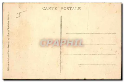 Vale de CAMPAN (Altas-Pirineus) — Vista para Payolle (alt. 1.100 metros) — Edições Artísticas Pierre Barreau, Bordeaux — Verso
