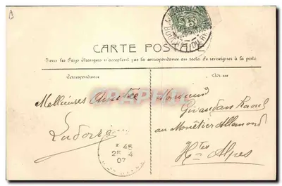 Morgiou — uitzicht op de haven tussen kliffen — onbekende uitgever, n° 2 — Achterkant