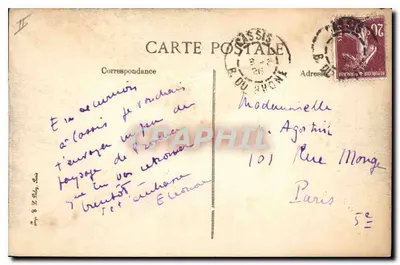 CASSIS — Kładki nad skałami — Wydawca B.D. — Rewers