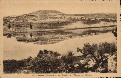 Istres (B.-du-R.) — Bordas do Lago Olivier