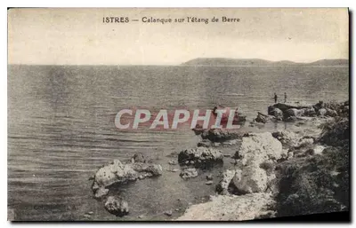 Istres — Calanque sobre o lago de Berre — Gudinach L.A.