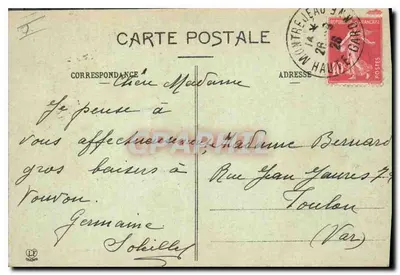Castelo de Valmirande — perto de Montréjeau — Fototipia Labouche Frères, Toulouse — Verso