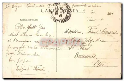 Dinard - La Vicomté - Camino descendente hacia la Rance — Artaud-Nozais, Nantes, n°22 — Reverso