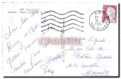 Notre-Dame de la Garde — APT (Vaucluse) — Les Éditions Cellaud, Bron — Rewers