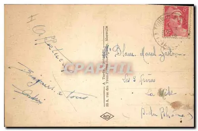 La Tour-d'Aigues (Vaucluse) — O Castelo — Verso