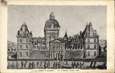 La Tour d'Aigues — O Castelo antes de 1793 — Editor não visível
