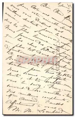 LA TOUR D'AIGUES — Porta Triomphale do Castelo — Edit. J. Brun et Cie Carpentras, n°10 — Verso