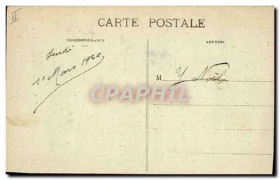 La Tour d'Aigues - Porta do Velho Castelo — J. Brun et Cie, Carpentras, n°3 — Verso