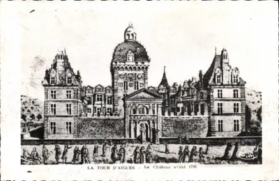 Torre d'Aigues - O Castelo antes de 1793 — Comither (S.-et-L.)