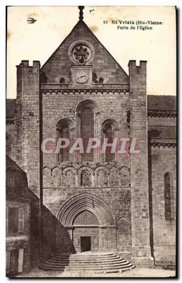 St-Yrieix (Hte-Vienne) — Porta da Igreja — editor desconhecido, n° 19