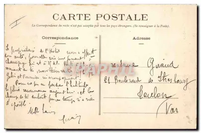 Chauvigny (Vienne) — Ruínas do Castelo Baronial dos Bispos — Coleção Ribreau, bucardista — Verso