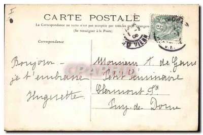 Rovine del Castello di CHALUCET — Haute-Vienne — 168 — editore M.T. I.L. — Verso