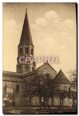 Le Dorat (Haute-Vienne) — Igreja Colegiada — A Abside — Edição Marcel Trudel, Le Dorat