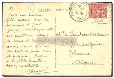 Angoulême — Katedra widziana z Rempart du Midi — A.G.A. n°906 — Rewers