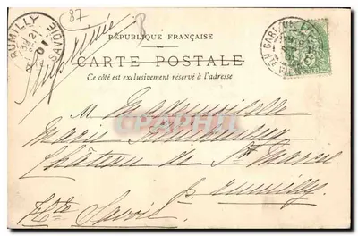 Nuestra Señora de Arliquet — Haute-Vienne — 32 — editor no identificado — Reverso