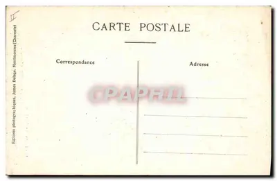 Aubeterre-sur-Dronne — Igreja monolítica de São João (século XII) — Livraria Barrère — Verso