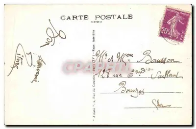 Courlont (Yonne) — Luce posteriore sull'Yonne — n° 929-12 — Verso