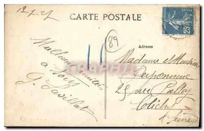 Il Mulino di LINGOUX — Valle della Cure — vicino a Chastellux — La Momie — Verso