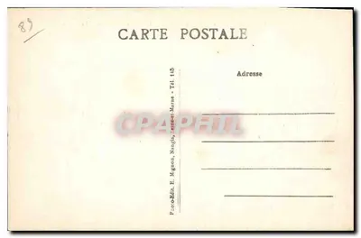 Champigny-sur-Yonne (Yonne) — I bordi dell'Yonne — La Tuilerie — Verso