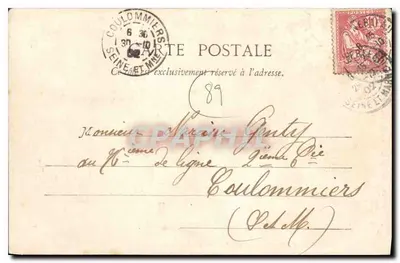 Igreja de Saint-Martin-du-Tertre, perto de Sens — Livraria Roulin Filley & St Florentin — n°89 — Verso