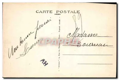 Sougères-sur-Sinotte (Yonne) — Pont sur le Sinotte — éditeur imprimeur non visible — Verso