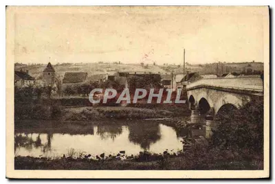 Vue geral e Ponte sobre a Yonne — Arredores de TANNAY — Cuzy