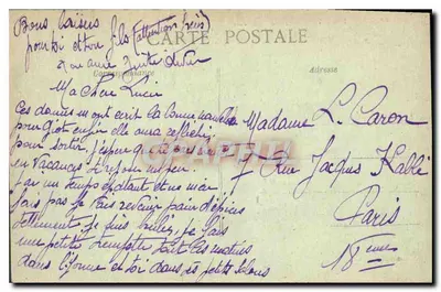 Champigny-sur-Yonne — O Ponte — Coleção J. D. Sens — Verso