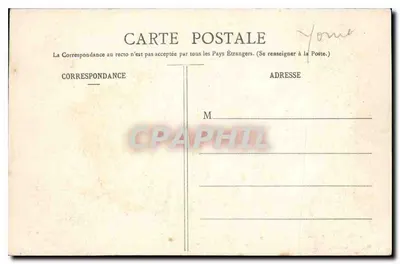 Castelo de Fleurigny — Conjunto Norte — Coleção J. D., Sens — Verso