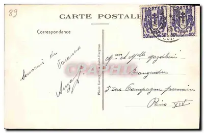 Alrededor de BLENEAU — Étang de la Cahauderie — Foto Lavergne en Saint-Fargeau — Reverso