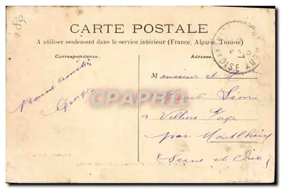 Saint-Agnan (Yonne) — Ogólny widok — Zbiór P. R. - S. — Rewers