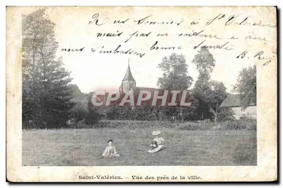 Saint-Valérien — Vista dos campos da cidade — editor não identificado
