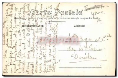 Zamek Talcy — fasada główna — Dl es tallon Wydawca nr 510 — Rewers