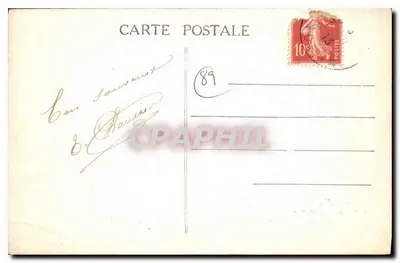 O Castelo de Vallery — desenho de Victor Petit (estilo Renascentista) — Coleção P.B. — Verso