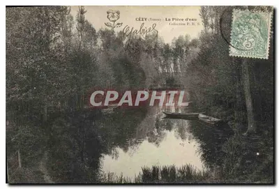 Cézy (Yonne) - La Pièce d'eau — Gabries, Coleção P. H. S.