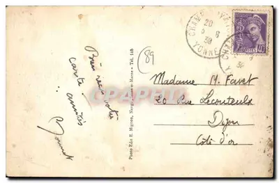 Champigny-sur-Yonne — A Praia — Foto E. Migon, Nargis-sur-Marne, Tel. 146 — Verso