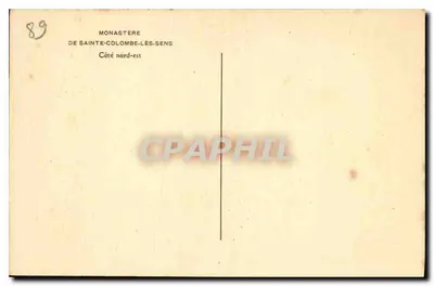 Klasztor Świętej Kolumbki przy Sensie — Strona północno-wschodnia — Reprodukcja zabroniona 46 — Rewers
