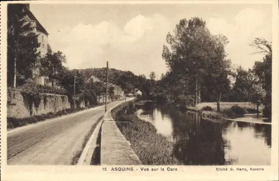 Asquins — Vista sobre a Cure — Cliché G. Harry, Auxerre