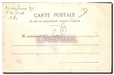 Aproximadamente Joigny — A Igreja de Ormoy — Imp. Lith. Hamelin-Zanot, Reims — Verso