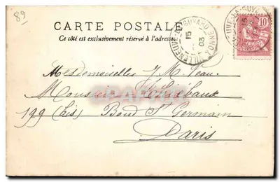 Vallery — Restos do antigo Castelo — Editor D. M. — Verso