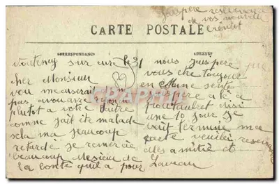 Vale da Cure — Voutenay — O Castelo — Pothain, editor. Avallon — Verso
